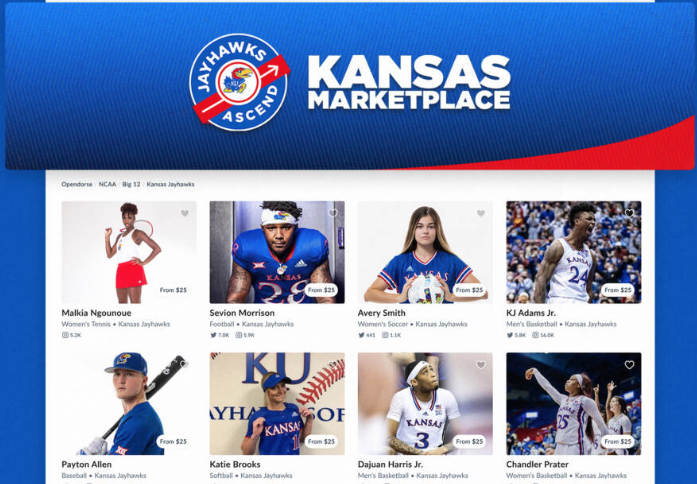Kansas Athletics Launches Opendorse NIL Marketplace