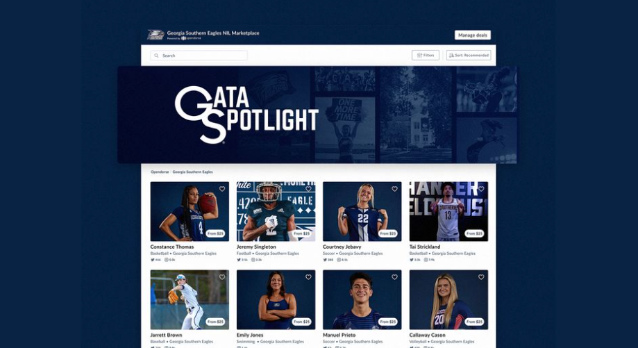 Georgia Southern Athletics Launches NIL Marketplace For Student-Athletes Through Enhanced Partnership With Opendorse