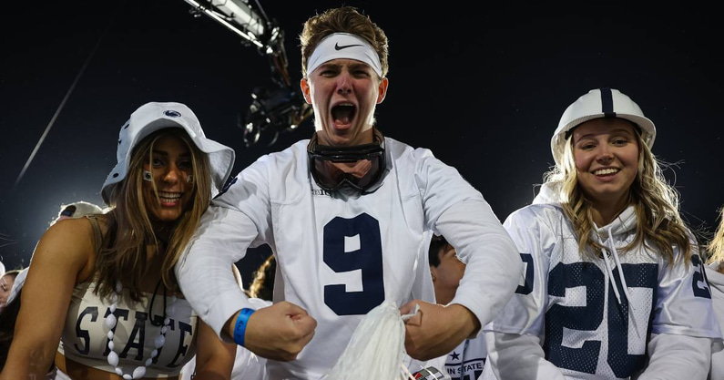 Penn State punter Barney Amor goes undercover in NIL activation