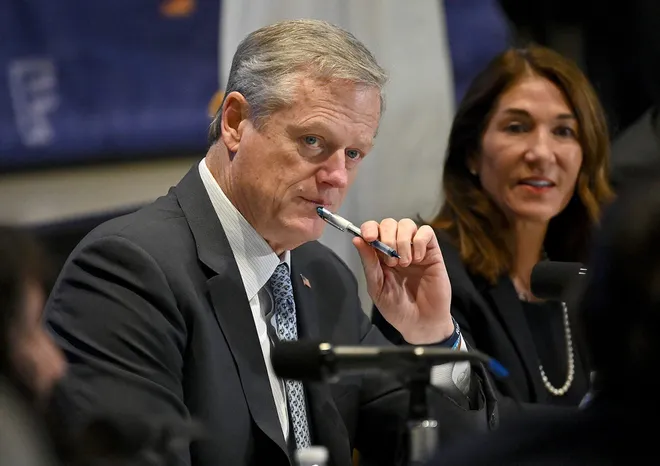 NCAA's new president Charlie Baker talks student athletes becoming employees, NIL laws