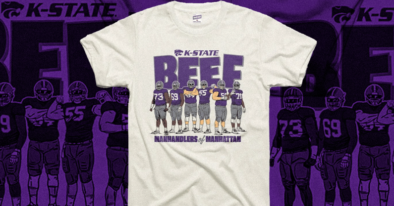 K-State 'Beef' T-shirts feature Wildcats' O-line through new NIL deal