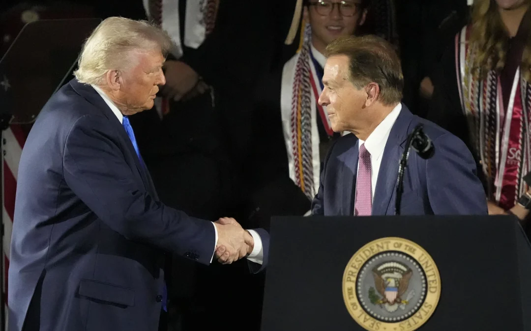 President Donald Trump mulls executive order on college football NIL payments after Nick Saban meeting: report